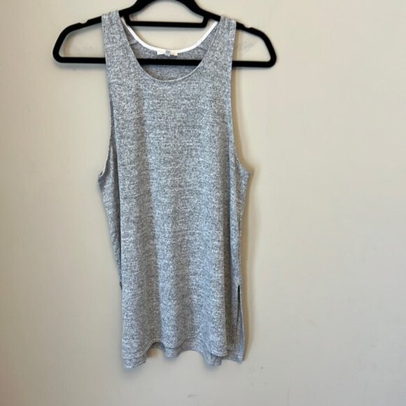 Aritzia Wilfred Free Ornella Long Gray Top size M - Picture 3 of 9